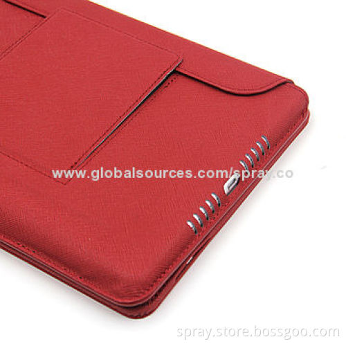 Folio Stand Leather Case Cover for iPad Air, Built-in Bluetooth Keyboard